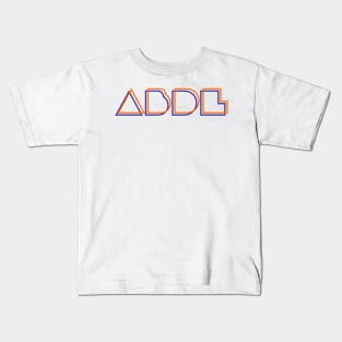 ABDL - Retro Orange & Blue Kids T-Shirt